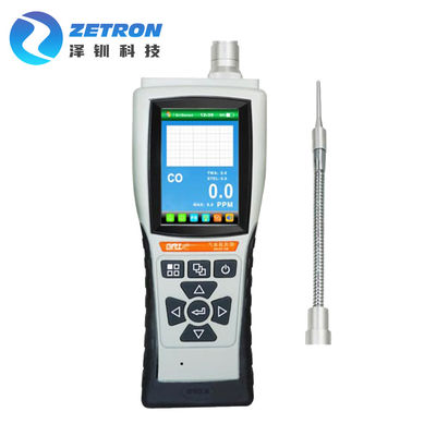 Pumped Portable Single Gas Detector With Buzzer Alarm / Intelligent Probe Design